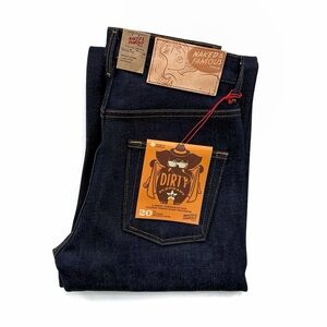 Naked & Famous Denim Elephant 14 Dirty Elephant Selvedge Denim Strong Guy Jeans